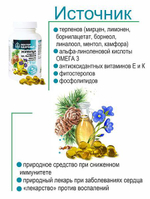 Живица кедровая на льняном масле 150 капсул