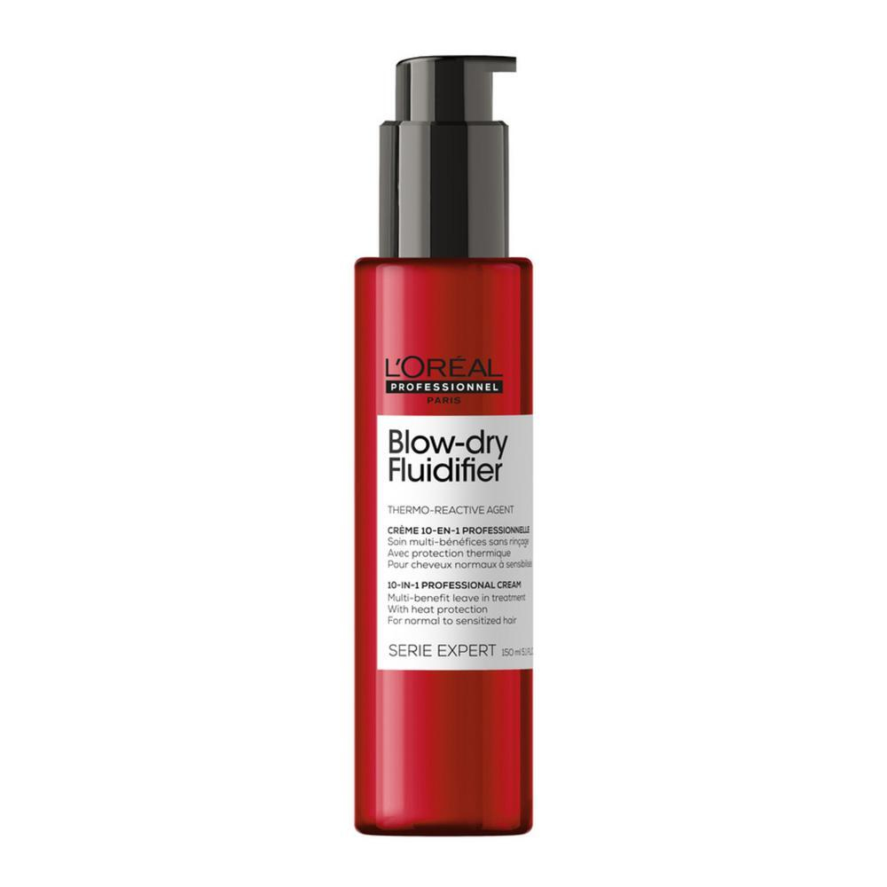 L'Oreal Professionnel Крем для волос термозащитный, с эффектом "запоминания" формы укладки Blow - Dry Fluidifier 150мл