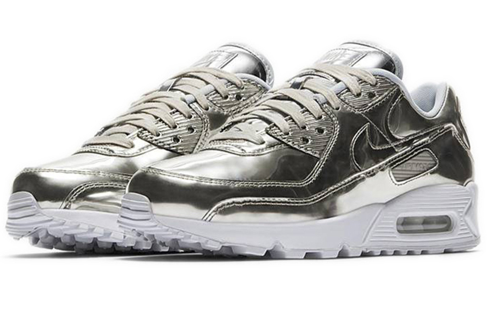 Кроссовки Nike Air Max 90 Sp "Metallic Chrome" (Женская размерная сетка)