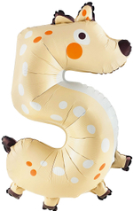 Фольгированные цифры «Зоопарк», 102 см