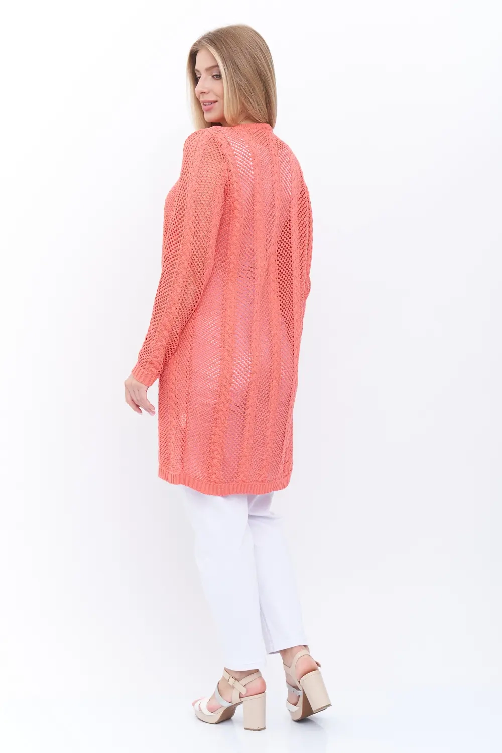 Кардиган 351801/коралл