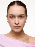 Серьги "Brilliant heart" Bicolor