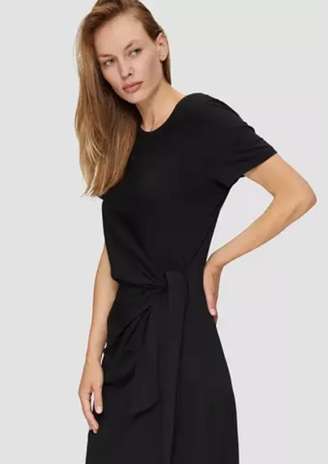 Хлопковое платье-миди