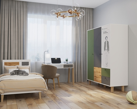 Шкаф МАМА STORY Пушкин 149, белый