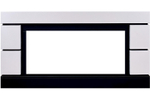 Каминокомплект Modern 42 CRM (Разборный) - Белый с черным с очагом Vision 42 LED