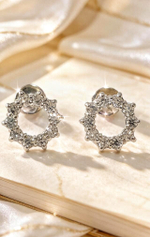 Ювелирные серьги из серебра 925 пробы