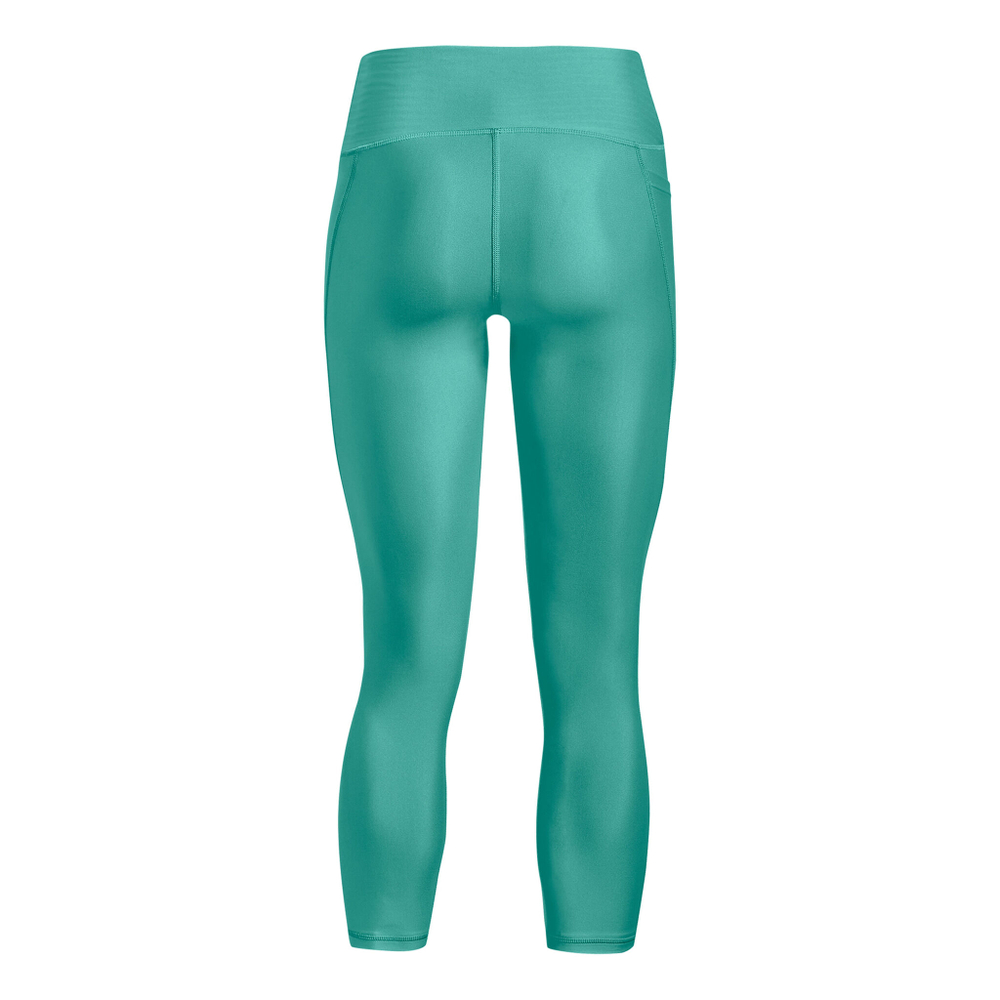 Женские теннисные брюки Under Armour Heatgear Hi-Rise Ankle Tight Women - Turquoise