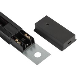 Комплект ЭРА TR70-SET4-GU10-BK трековых светильников однофазных 4 шт под лампу с шинопроводом 80 см черный | Комплекты трековой системы