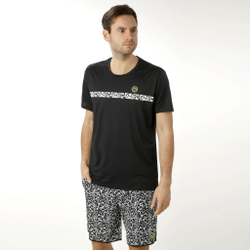 Мужское теннисное поло BIDI BADU Aime Tech T-Shirt Special Edition Men - Black, White