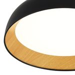 SLE1812-402-01 Светильник потолочный Черный, Древесный/белая LED 1*36W 4000K MUSE