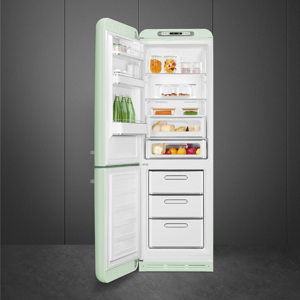 Отдельностоящий двухдверный холодильник Smeg FAB32LPG5