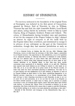 History of the town of Stonington, county of New London, Connecticut, from its first settlement in 1649 to 1900 | R.A. Wheeler