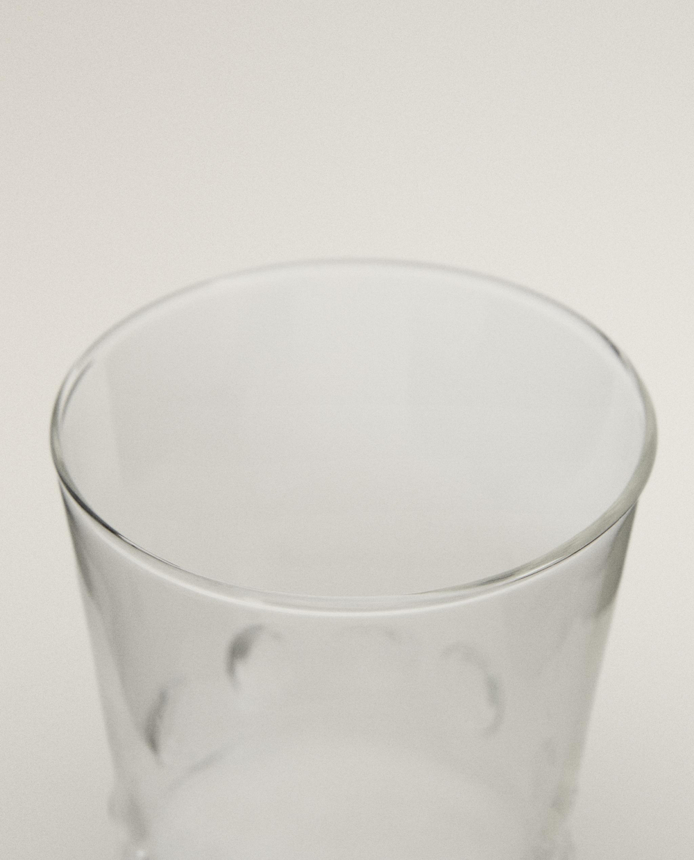 Zara Home стакан из боросиликатного стекла, цвет прозрачный, 10 см