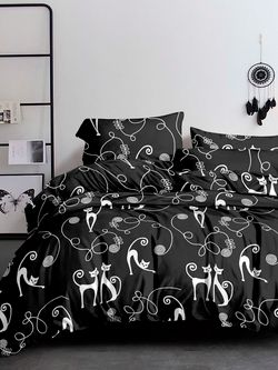 Пододеяльник полисатин Simple House "Тойгер" 1,5-спальный на молнии 145x215 см