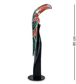 Decor and Gift 23-005-04 Статуэтка «Тукан» дерево+стекл.мозаика 80 см