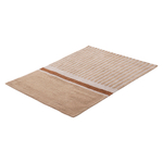 Ковер из хлопка с рисунком tulip garden бежевого цвета из коллекции terra, 160х230 см