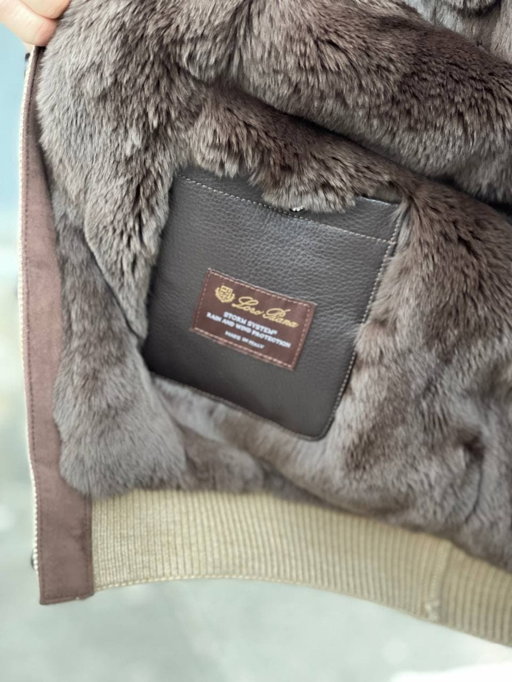 Меховой бомбер Loro Piana