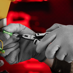 Длинногубцы Mini, 125 мм, изогнутые, авторазжим, Pro Matrix