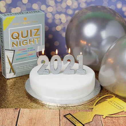 Восковая свеча цифра "5" (серебро)