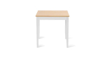 Кухонный стол  -  аналог IKEA /ЛЫМ/ ИКЕА, 74x74см, белый/светло-коричневый