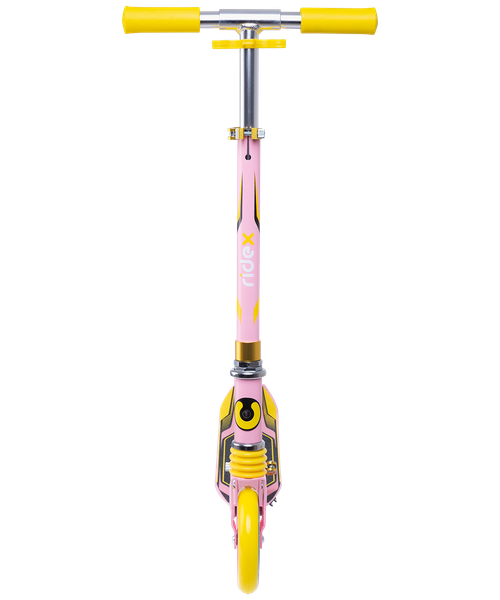 Самокат городской RIDEX Razzle 145 мм, коралловый/желтый