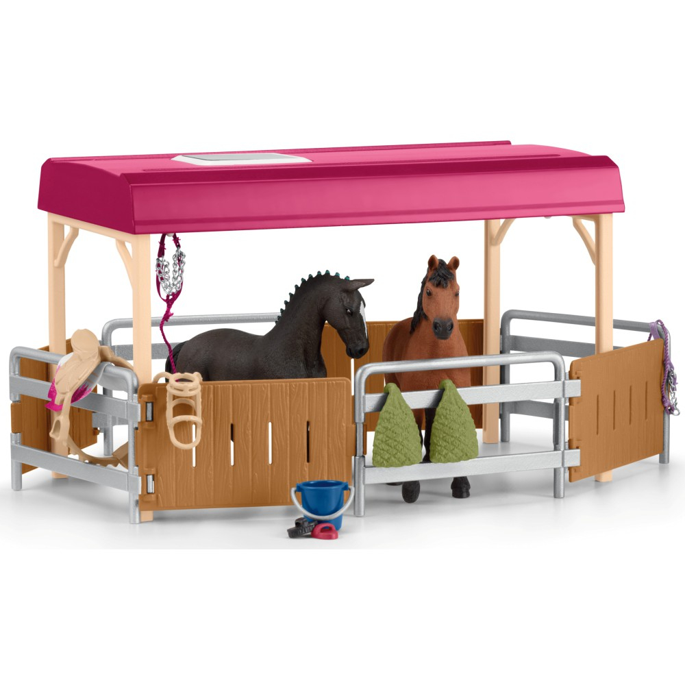 Schleich Horse Club - Автомобиль для транспортировки лошадей + аксессуары 42619