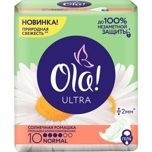 ПРОКЛАДКИ OLA КРИТ СОЛНЕЧНАЯ РОМАШКА 10ШТ