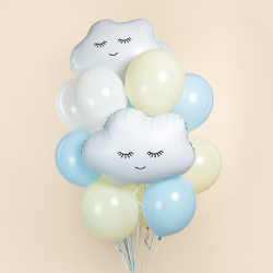 Шар (26''/66 см) Фигура, Белое облачко, 1 шт. в уп.