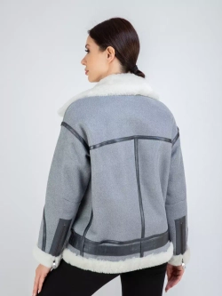 Дубленка авиатор натуральная зимняя