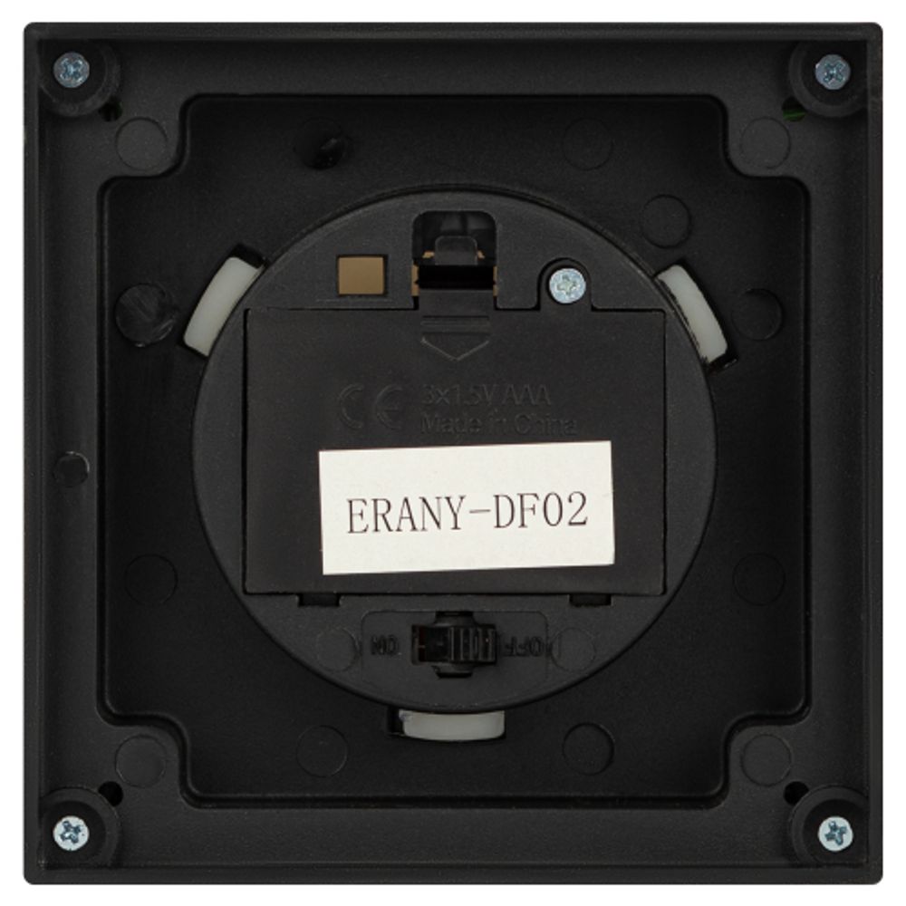 Светильник ЭРА ERANY-DF02 новогодний светодиодный Сочельник черный 3*AАA 10*10*23 см