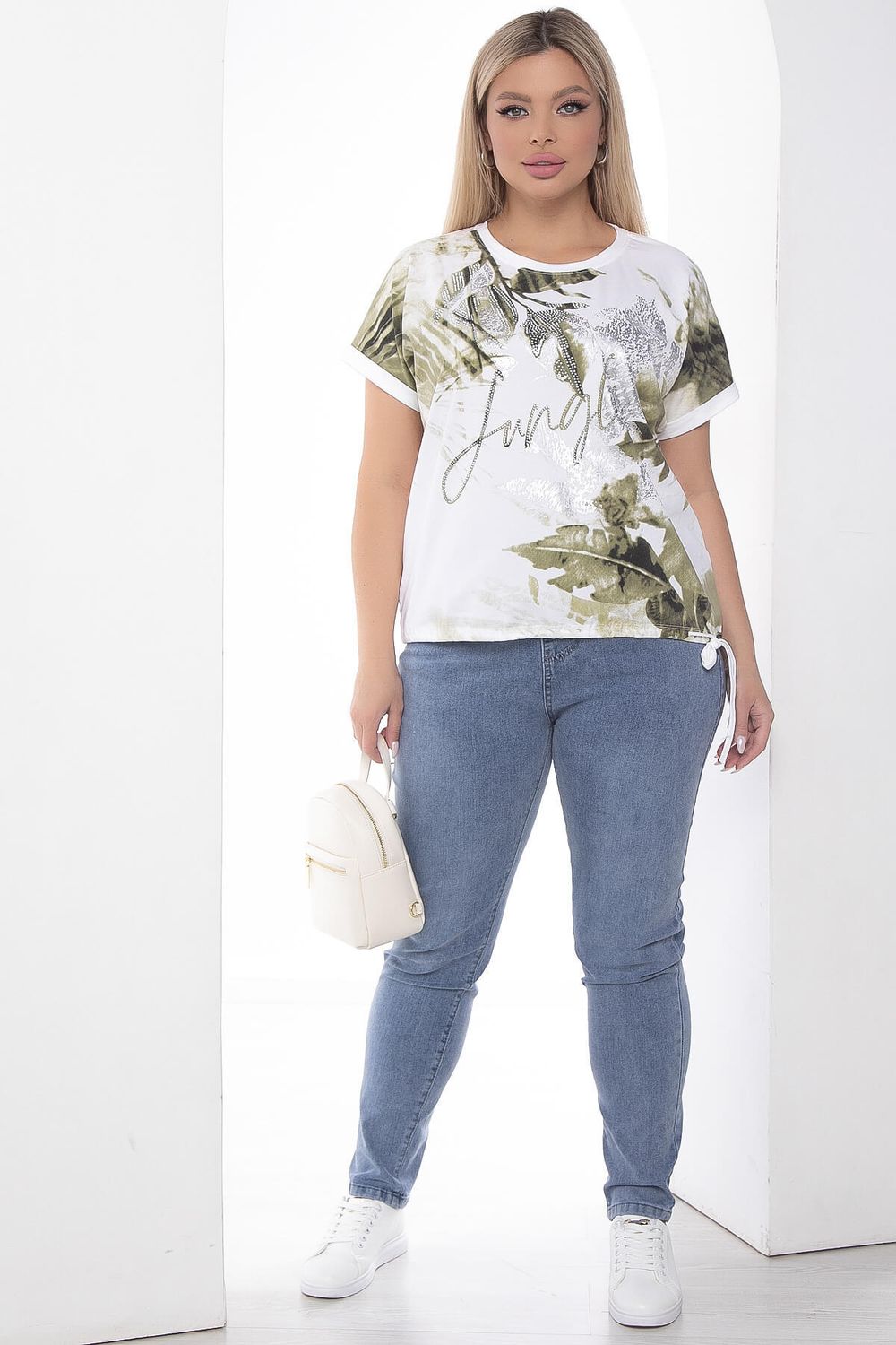 Футболка Джунгли (белая) Б8719 LT Collection