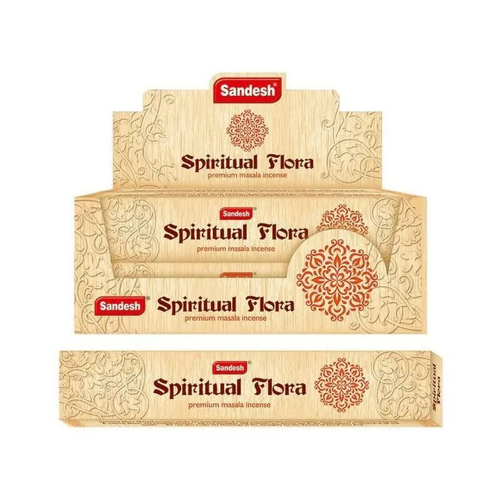 Sandesh Spiritual Flora Premium Благовоние-масала Духовная Флора 15 г