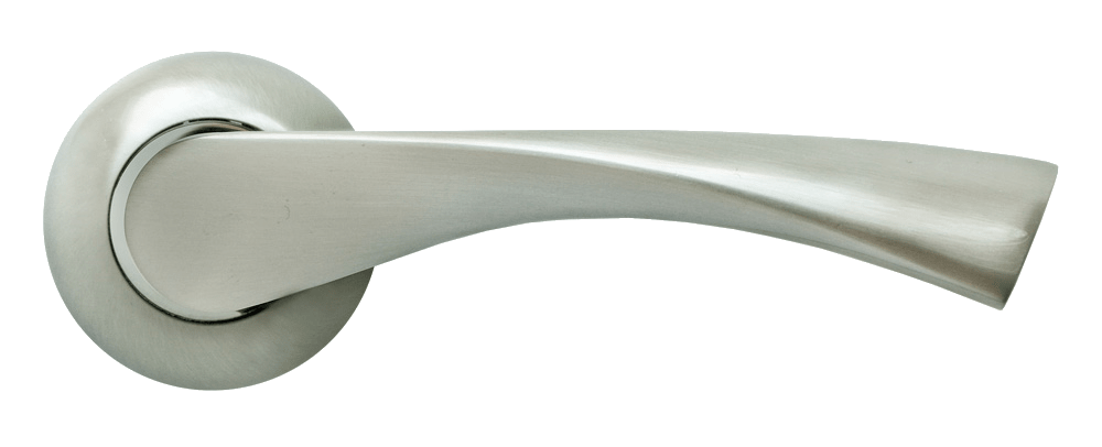 Дверные ручки Rucetti RAP 1 SN/CP Цвет - Белый никель/хром