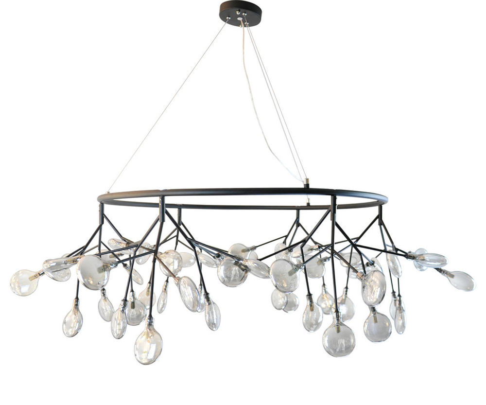 07521-54A,19(21) Люстра Ветта черный G4 108W