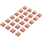 Redragon Переключатели Bullet F красный/желтый, 24 шт.