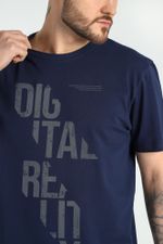 Фуфайка (футболка) мужская Клаб-5У Виотекс ТЁМНО-СИНИЙ