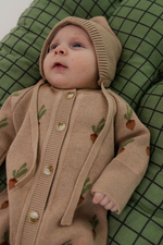 Чепчик вязаный (бронза)