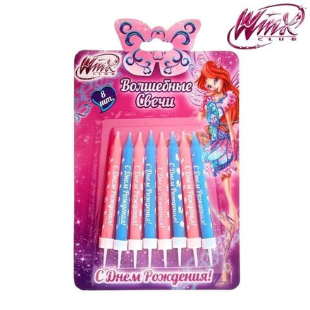 РАСПРОДАЖА Свечи с днем рождения феи винск блум