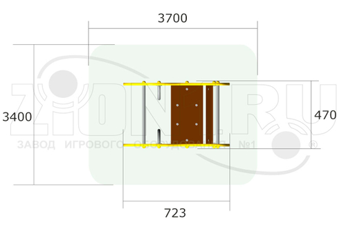 Качалка на пружине «Слоник У1»