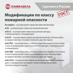 Камкабель Силовой кабель ВВГ-Пнг(А)-LS 2 x 2.5 мм², 10 м, 1060 г
