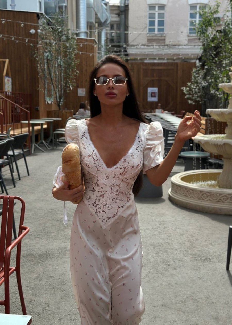 Платье "Who is she", белый