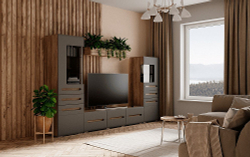 Гостиная Наоми. Комплект 2, графит