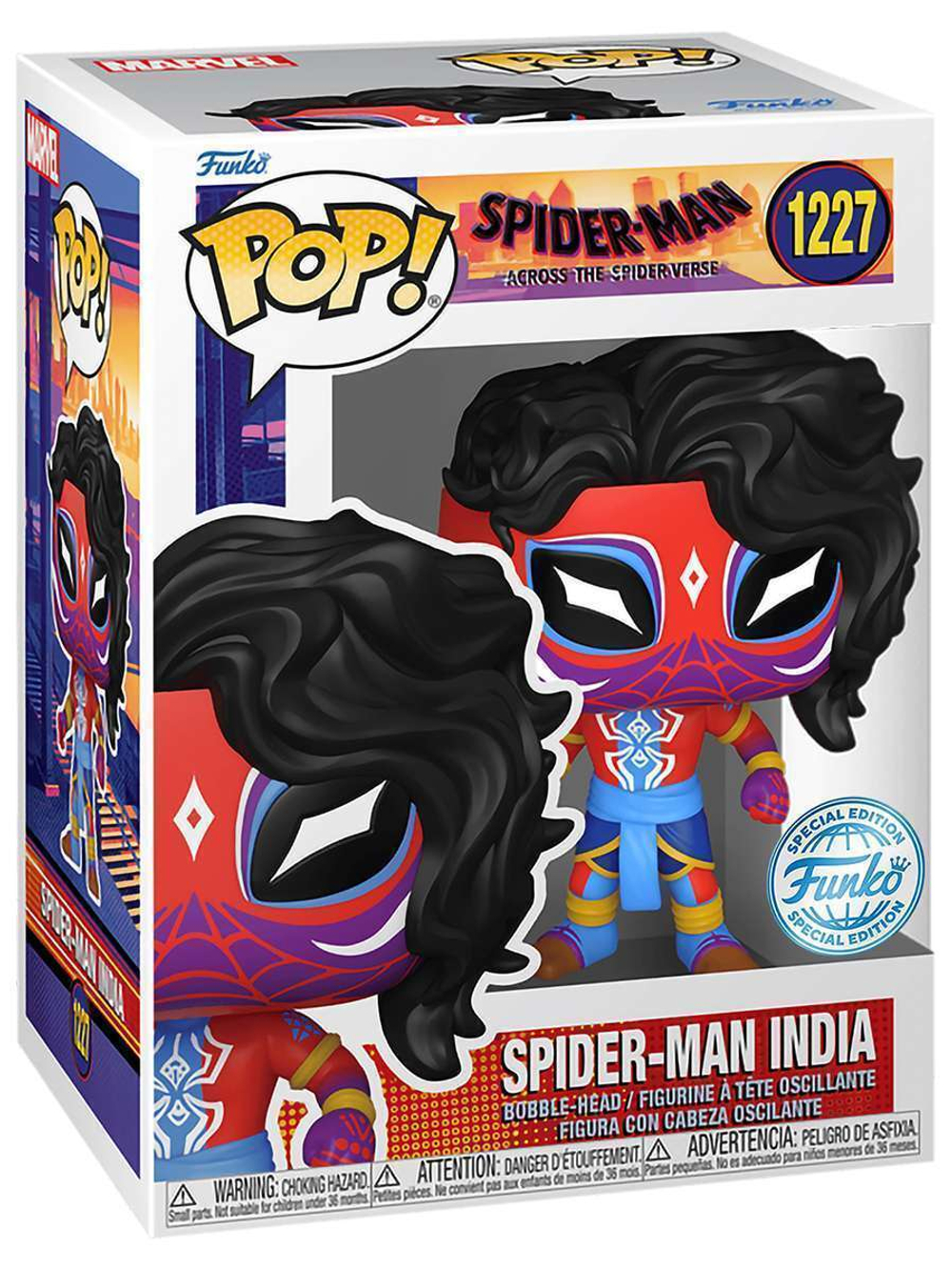 Фигурка Funko POP! Bobble Marvel Spider-Man ATSV Spider-Man India (1227) 65726