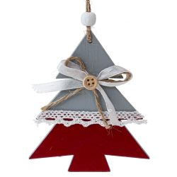 GAEM Изделие декоративное подвесное "Ангел/Ёлка/Звезда", L9 W1 H11,5 см, 3в.