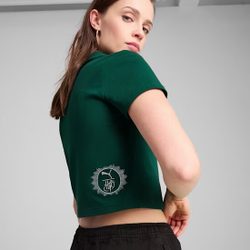 PUMA X HARRY POTTER ФУТБОЛКА-ПОЛО С ПРИНТОМ, ЗЕЛЕНЫЙ