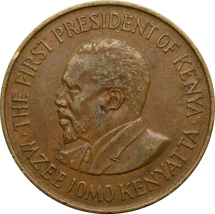 10 центов 1969-1978 Кения VF-XF