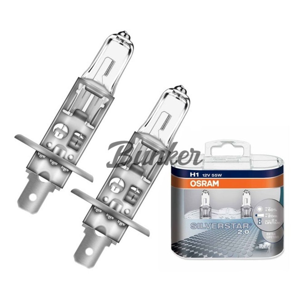 64150SV2 Лампа H1 55W 12V коробка Osram