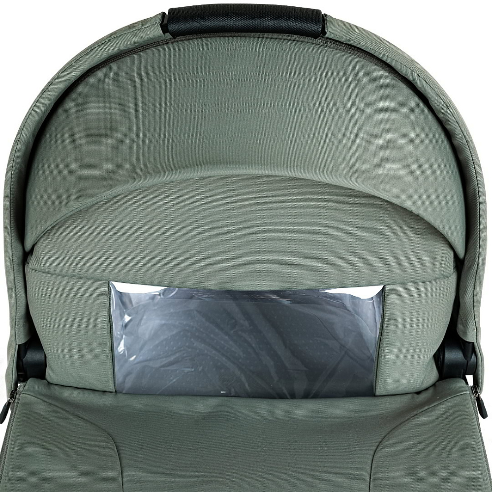 Детская коляска Pituso Teffy 3 в 1 с автокреслом Baesa Black Sage Green/Graphite