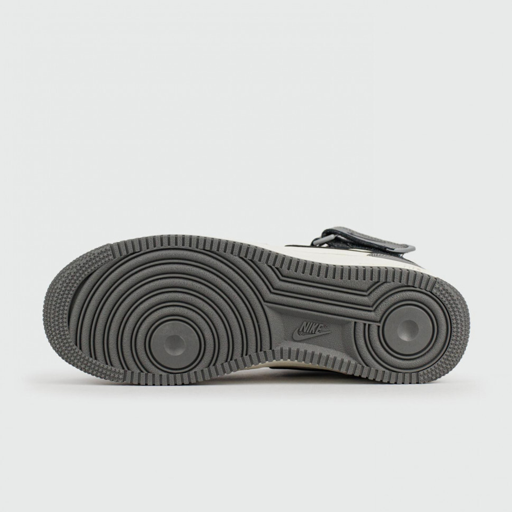 кроссовки Nike Air Force 1 Mid Grey / White Black