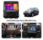 Магнитола для Lexus GX470 J120, Toyota Land Cruiser Prado 120 (климат на большом экране) - RedPower 282 Android 10, QLED+2K, ТОП процессор, 6Гб+128Гб, CarPlay, SIM-слот